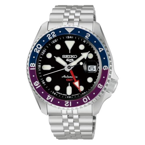 [セイコーウオッチ] 腕時計 ファイブスポーツ SKX GMT SBSC021 メンズ シルバー